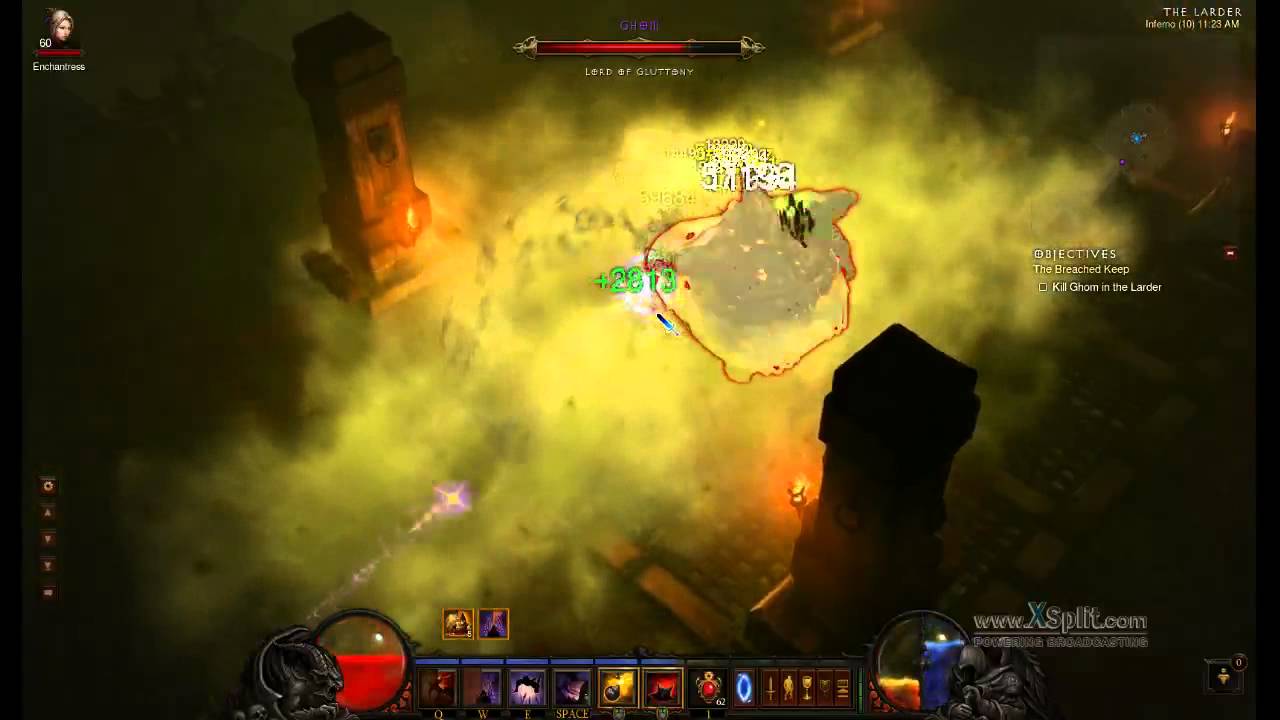 Diablo 3 Inferno mp10 DH Ghom kill