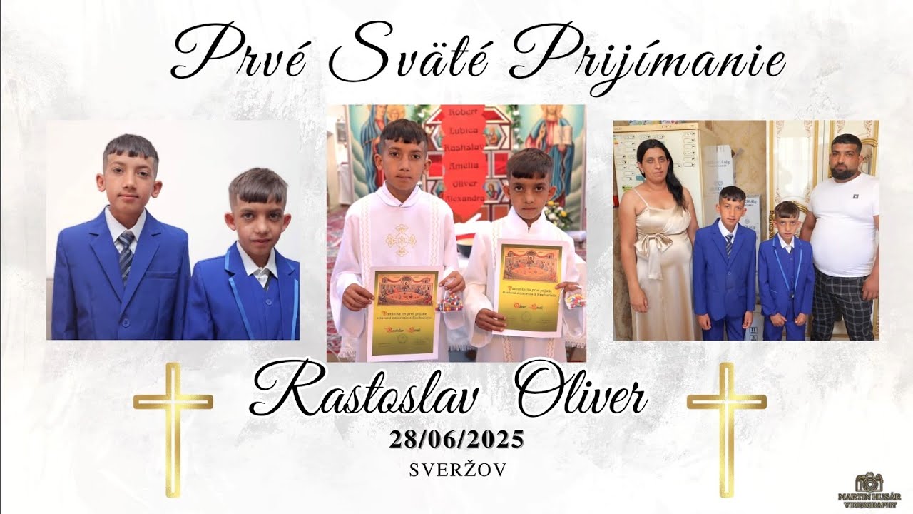 *Prvé Sväté Prijímanie* Rastislav Oliver ⛪️