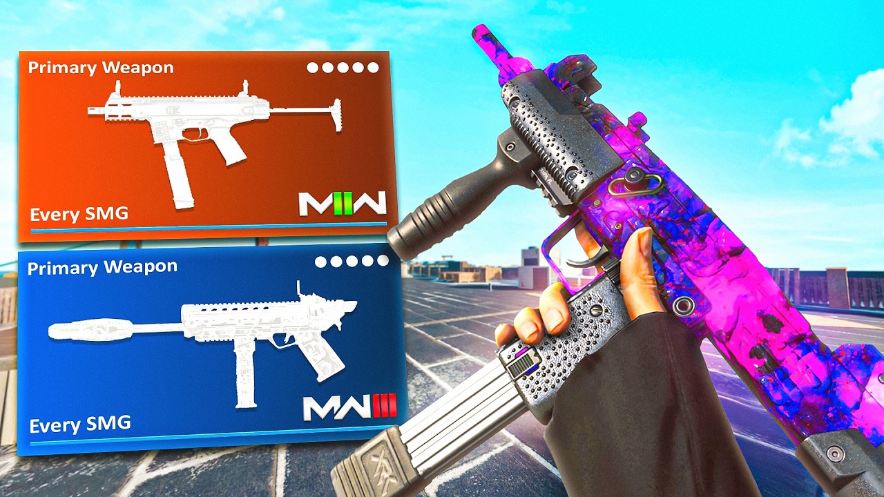 I Won Warzone with EVERY Modern Warfare SMG + Best Class Setups (COD CHALLENGE)
