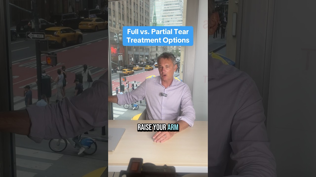Rotator Cuff: Full vs. Partial Tear Treatment Options #sportsinjury