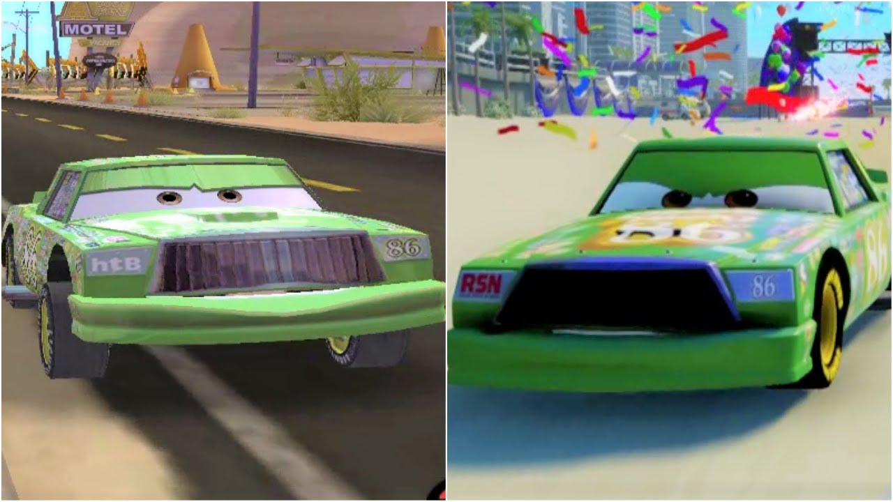 Cars 1 Chick Hicks vs Cars 3 Chick Hicks
