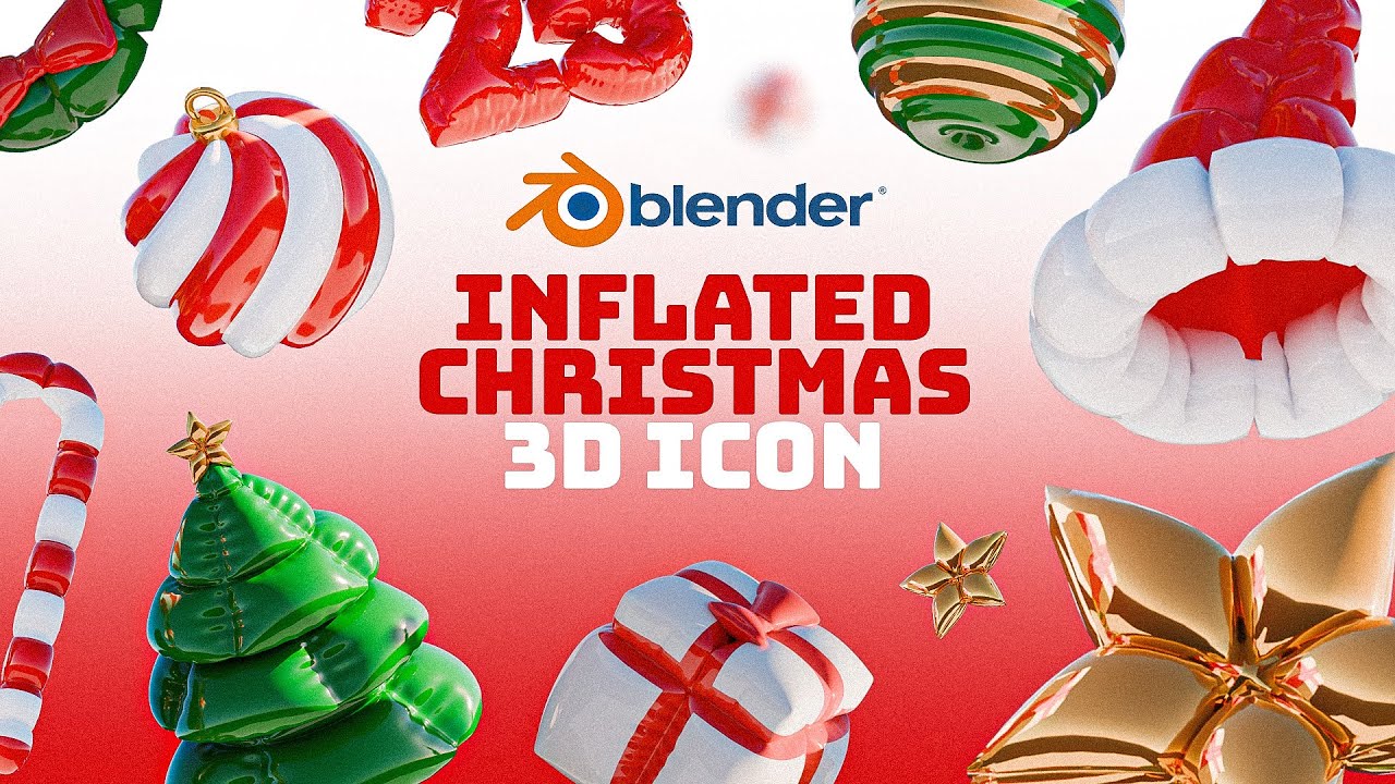 How to Make Inflated 3D Icons in Blender