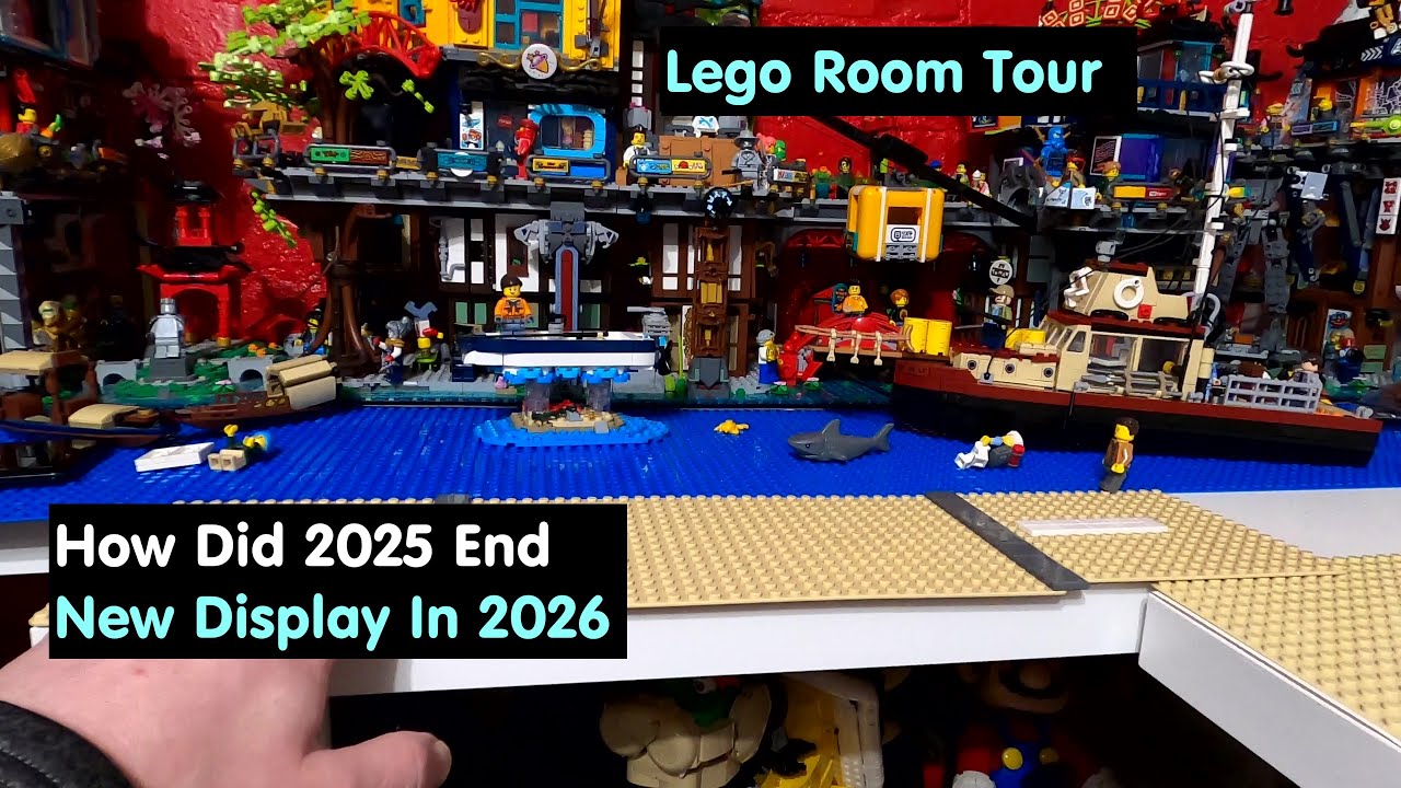 Экскурсия по комнате Lego City | Как закончился 2025 год | Планы на 2026 год