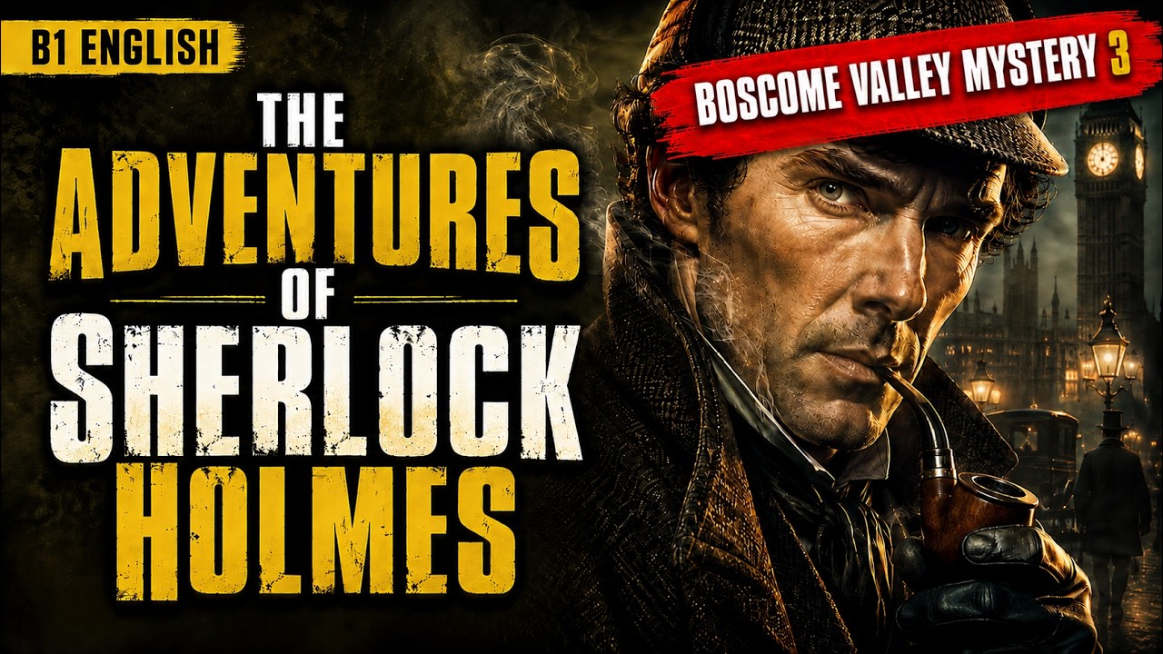 B1 English Listening Practice |  Boscome Valley Mystery (Part 3) - The Adventures of Sherlock Holmes