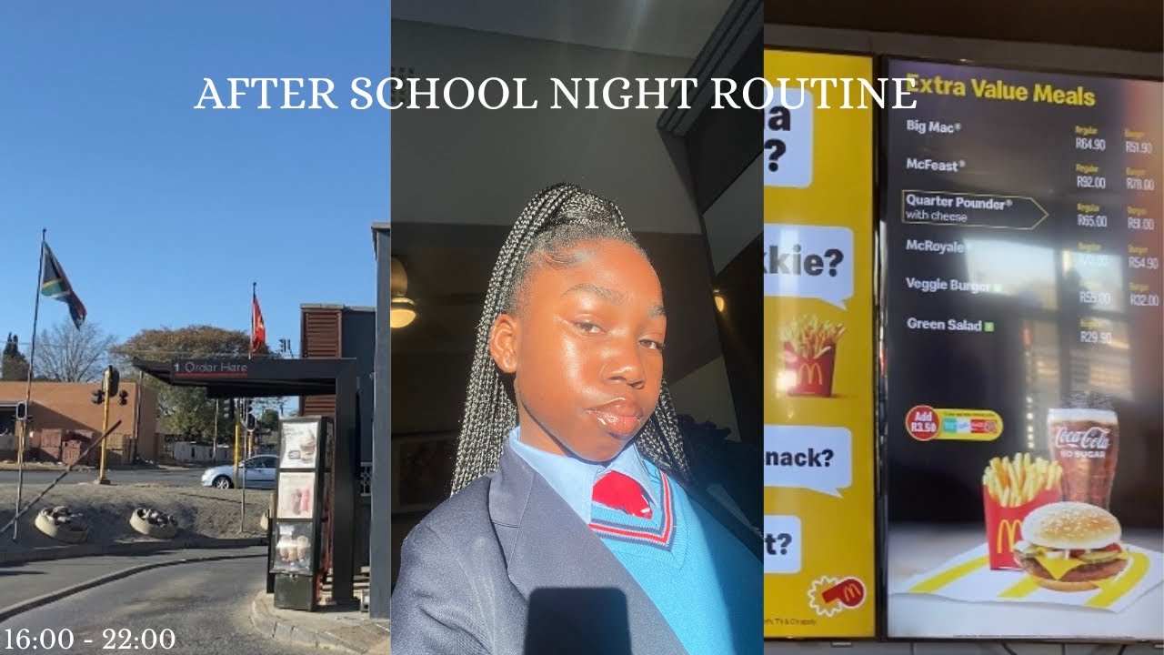 My After school night routine |South African YouTuber|