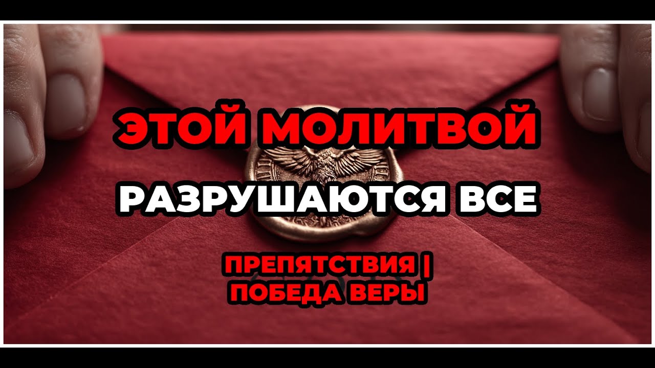 Этой молитвой разрушаются все препятствия | Победа веры