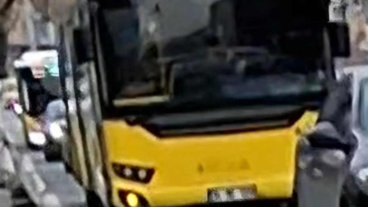 Tezeller autobus lf1200 ile (336E) Hattında yolculuk