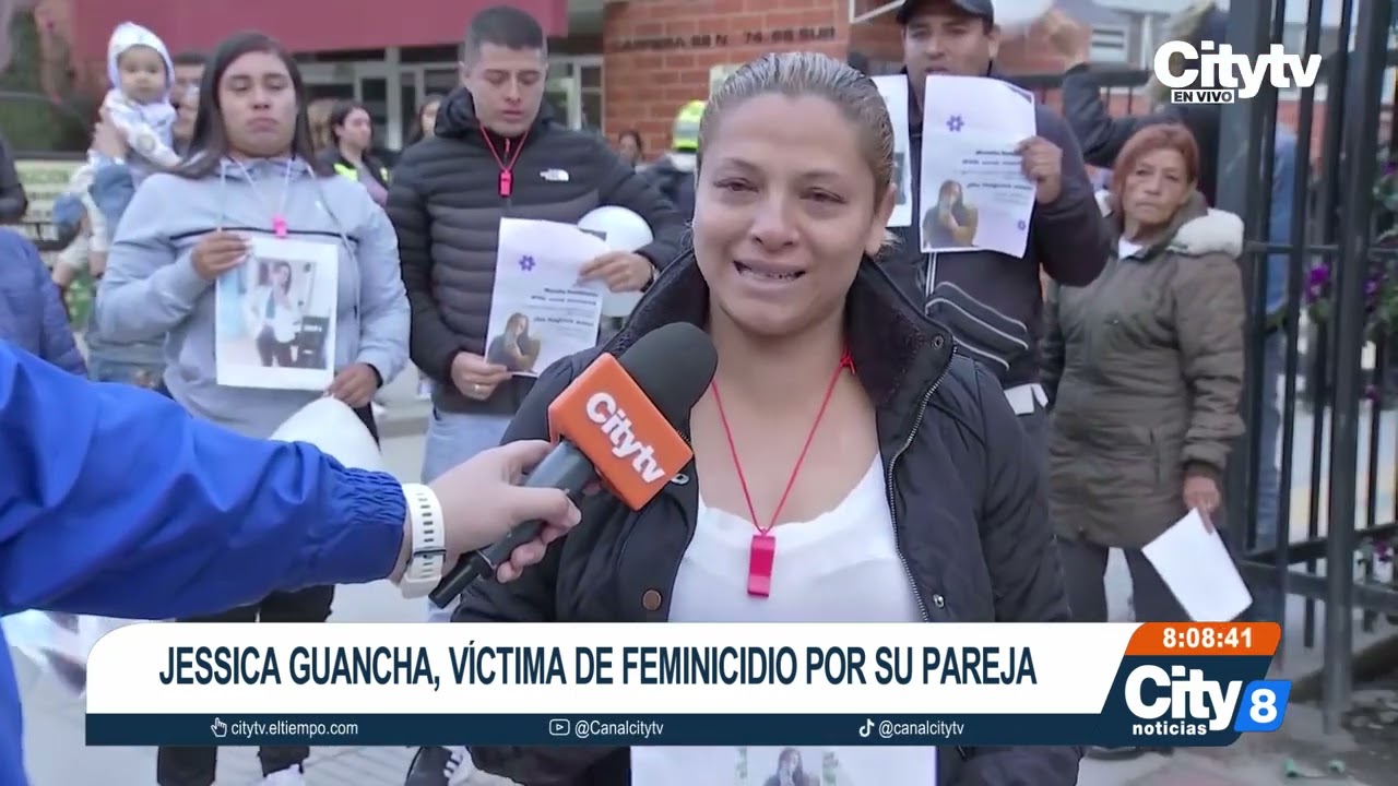 Velatón por Jessica Guancha, nueva víctima de feminicidio en Bogotá | CityTv
