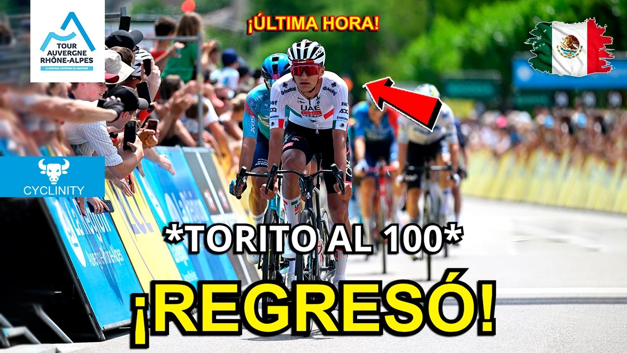 Isaac Del Toro hoy &iexcl;REGRES&Oacute;! | Tour Auvergne Rhone Alpes 2026 Etapa 1