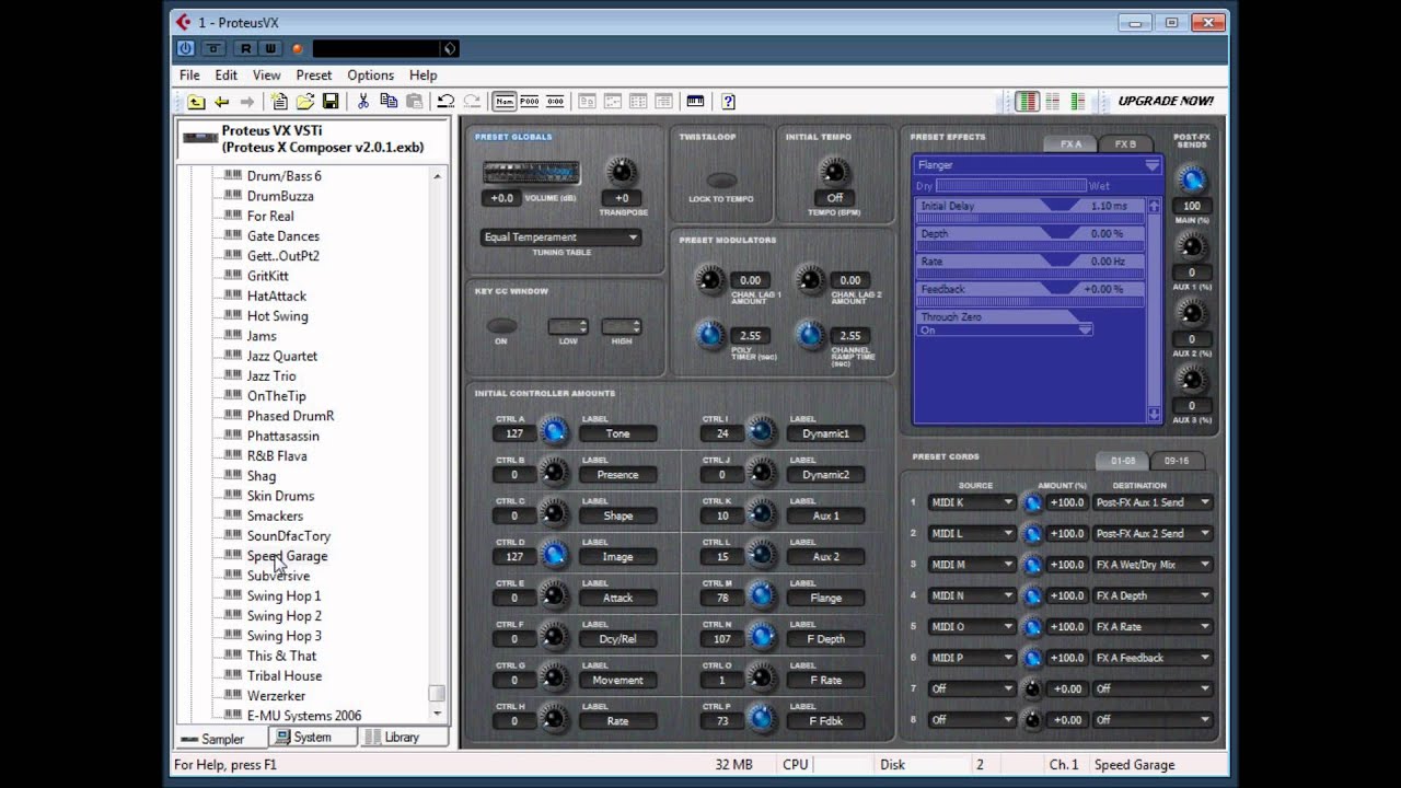 E-MU Proteus VX free