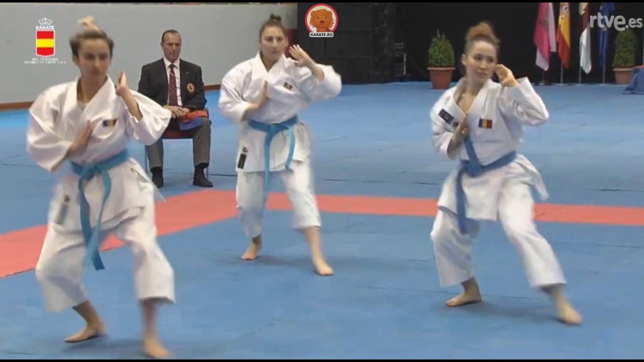 Серия А Karate1 2017: Толедо. Финал командного женского ката