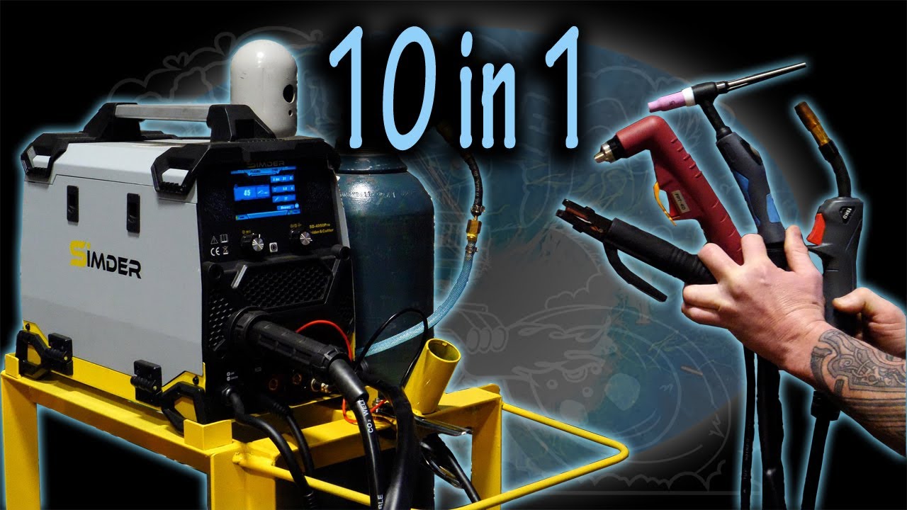 Simder SD-4050 Pro pulse MIG welder & cutter Product Review 10in1 Multifunction Welder Plasma Cutter