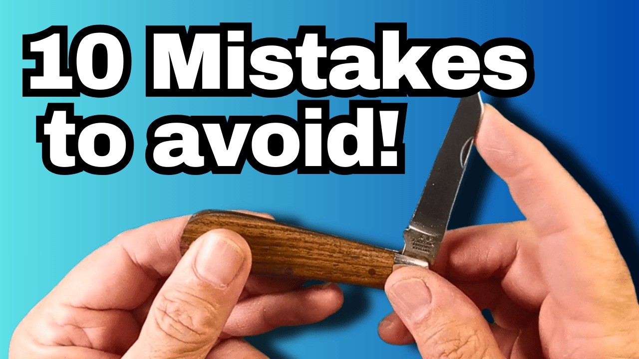 😱 10 SLIPJOINT Knife Mistakes You're Probably Making!