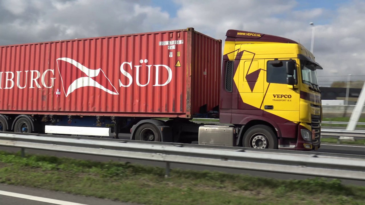 container transport over de weg deel 30 ,2017