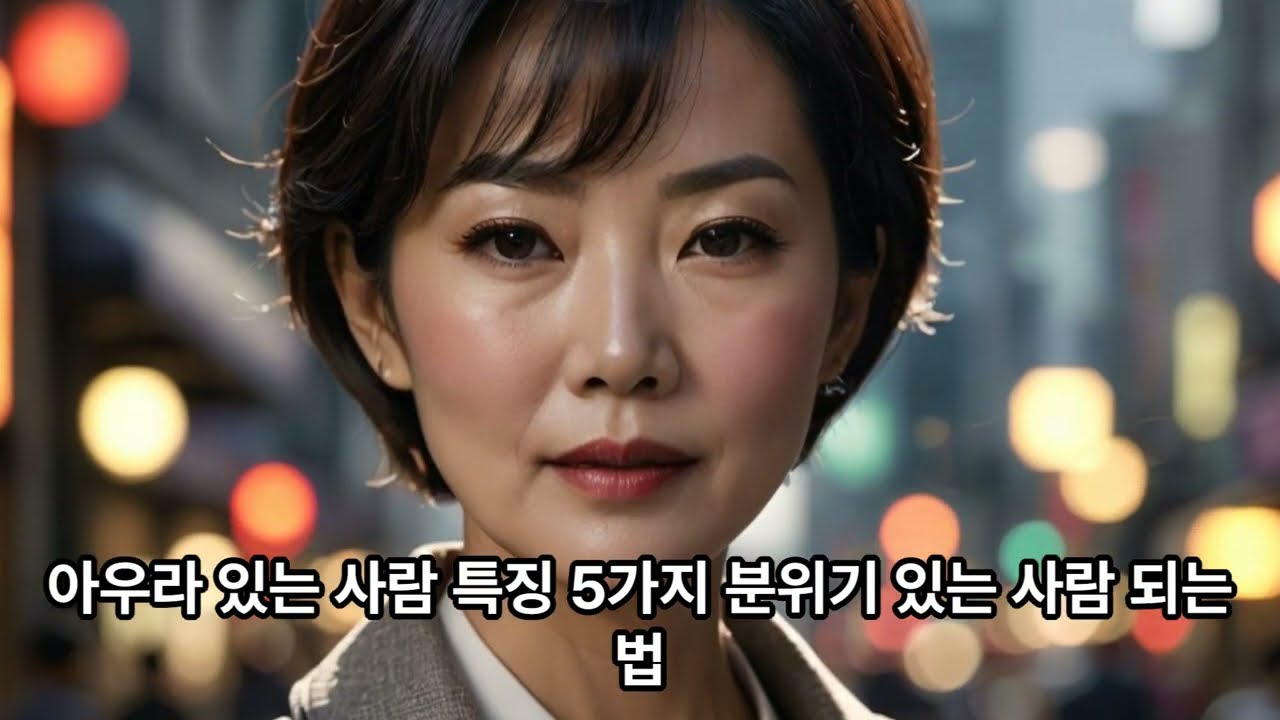 아우라 있는 사람 특징 5가지, 분위기 있는 사람 되는 법 제대로 정리