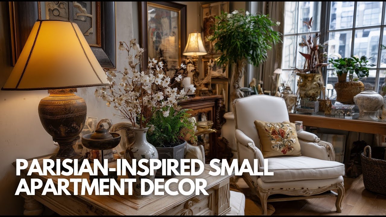 Parisian Inspired Small Apartment Decor for a Sophisticated Yet Cozy Retreat