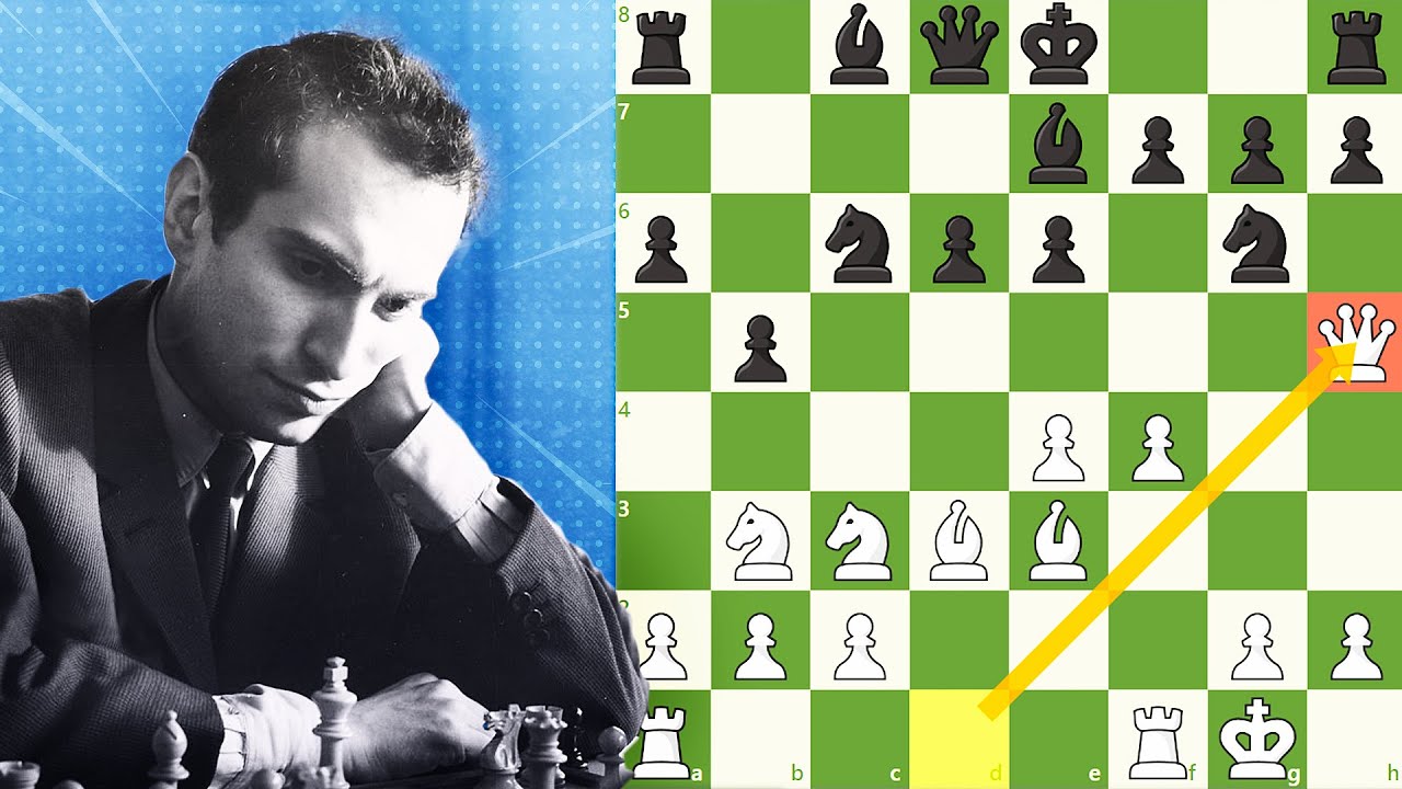 Uma das partidas mais FAMOSAS de Mikhail Tal - Mikhail Tal Vs Alexey Suetin