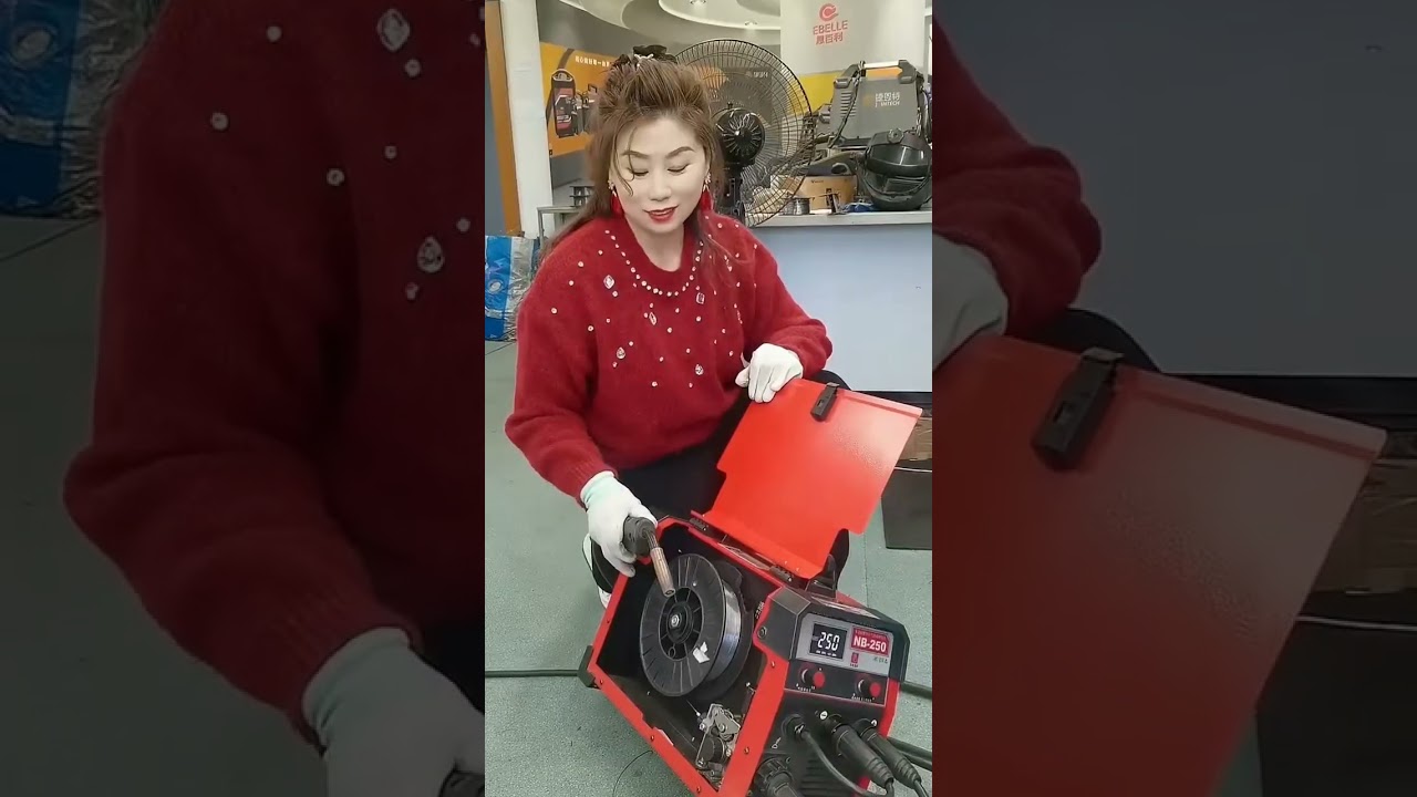 Gas-free MIG welding, detailed installation and usage process