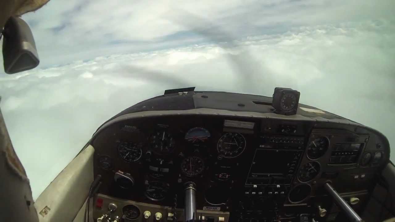 VOR A Approach at Brackett KPOC (IMC)