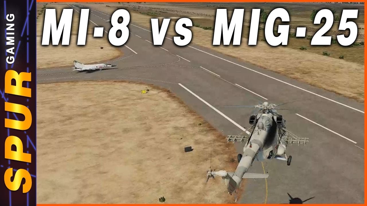 MI-8 Takes Out Two Mig-25s - PvE Chaos | DCS