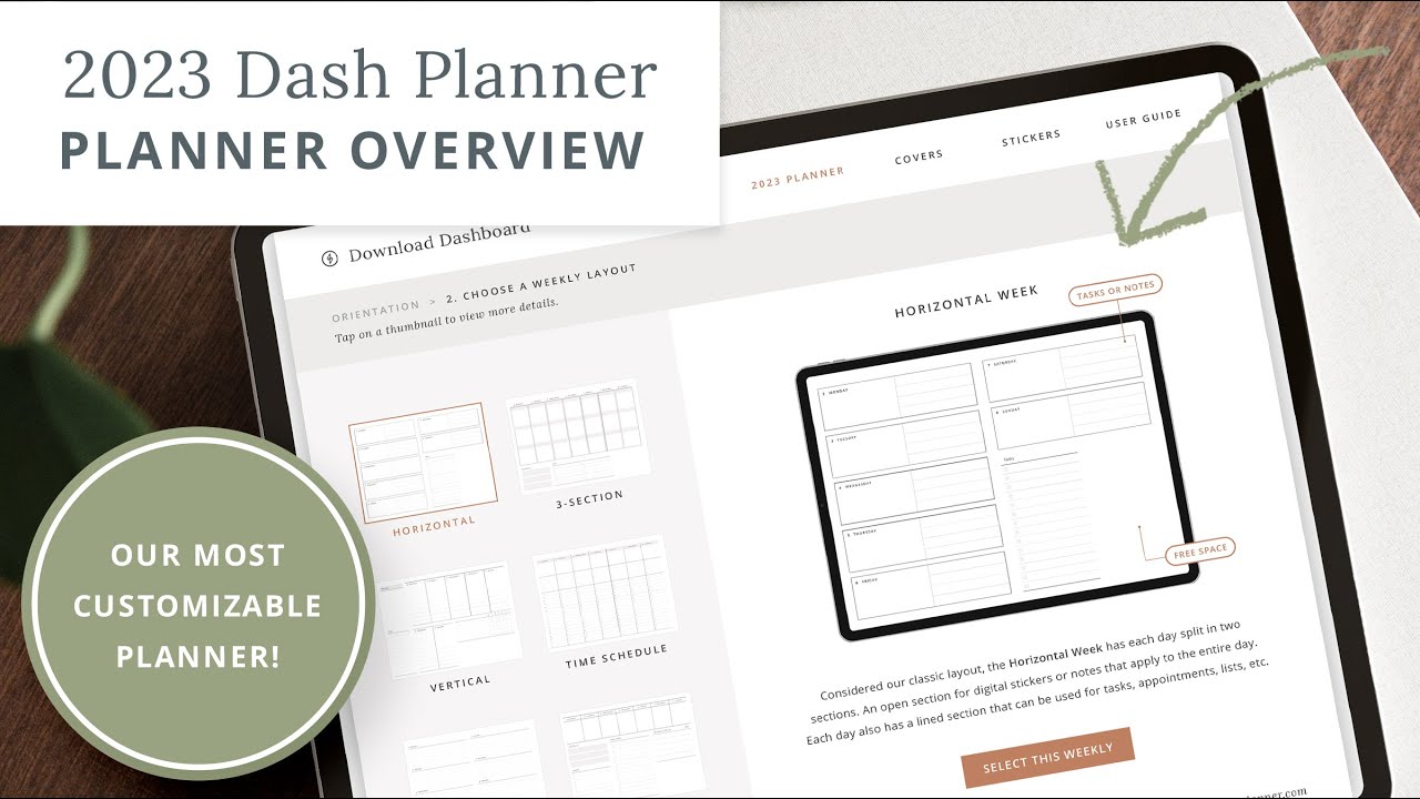 What to Know About the 2023 Dash Planner | Digital Planner Overview