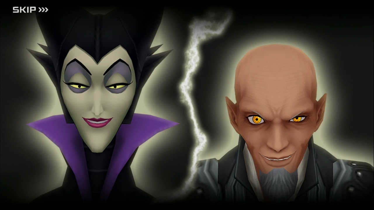 Maleficent [ALL CUTSCENES] Kingdom Hearts UNION X [Cross]