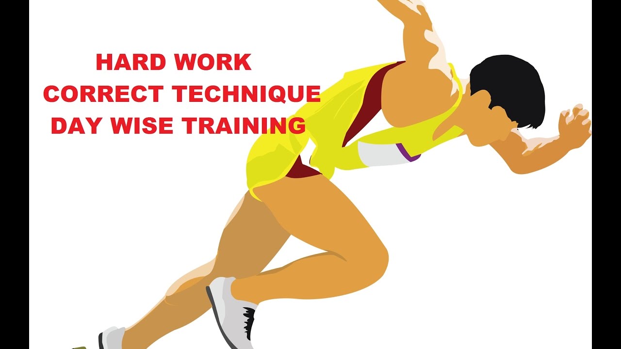 Program for 1600 meters training
