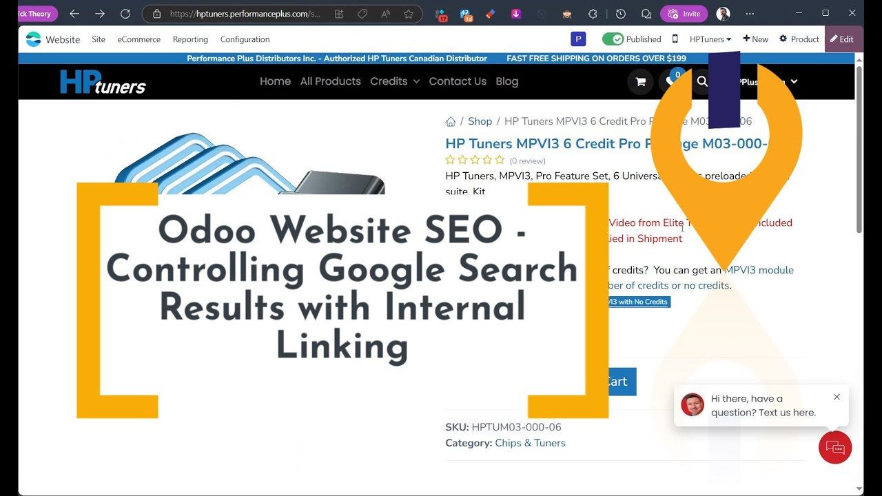 Odoo Website SEO - Controlling Google Search Results with Internal Linking