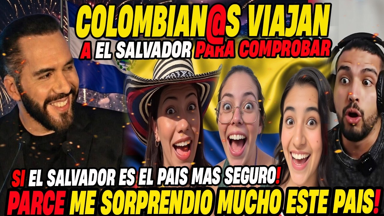 🔴🇨🇴🇸🇻 COLOMBIANA VIAJA a EL SALVADOR a COMPROBAR si BUKELE DICE la VERDAD y EL SALVADOR es SEGURO 🌎😎