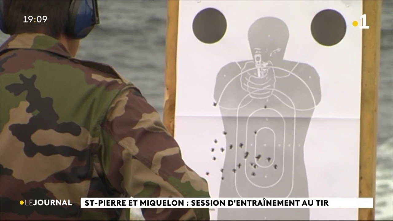 St-Pierre et Miquelon : session d'entrainement au tir.