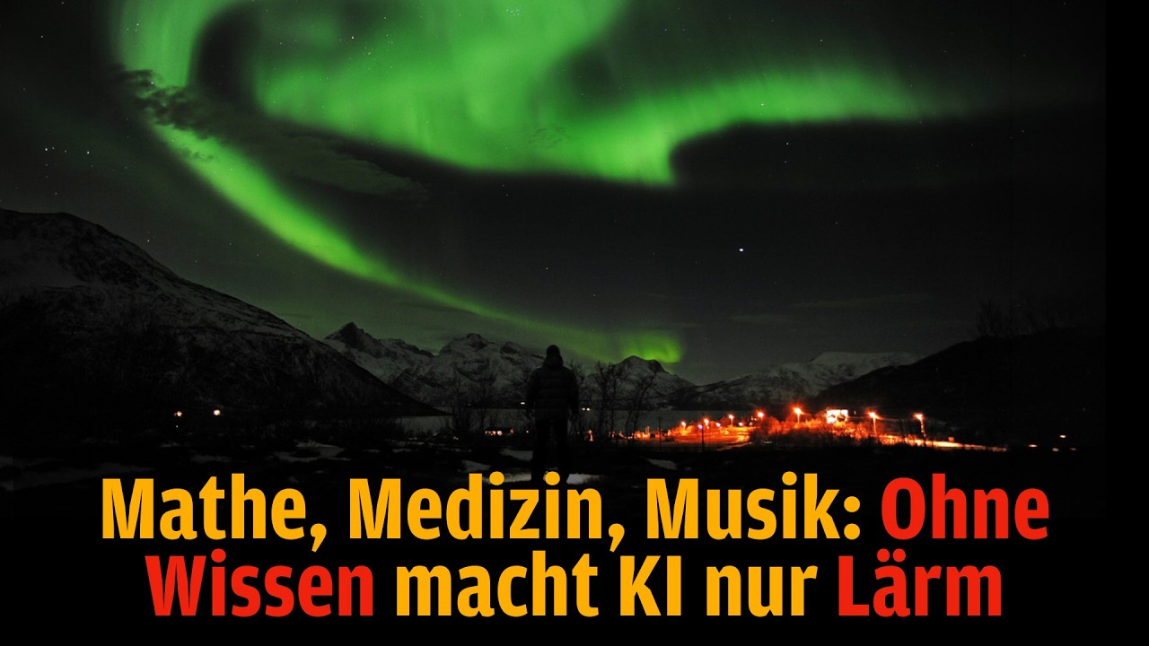 Mathe, Medizin, Musik: Ohne Wissen macht KI nur Lärm