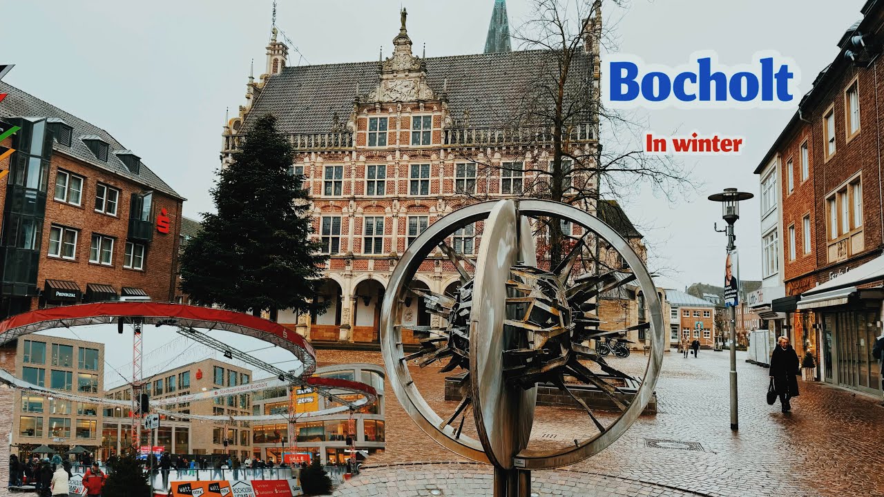 “Winter Wonderland in Bocholt🇩🇪, Germany | A Peaceful City Walk 4K”