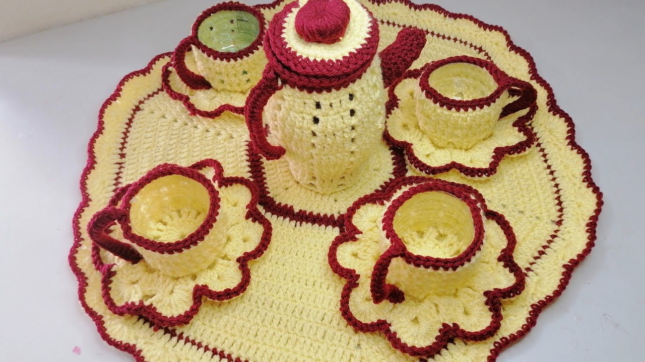 Crochet Tea Set 🍵