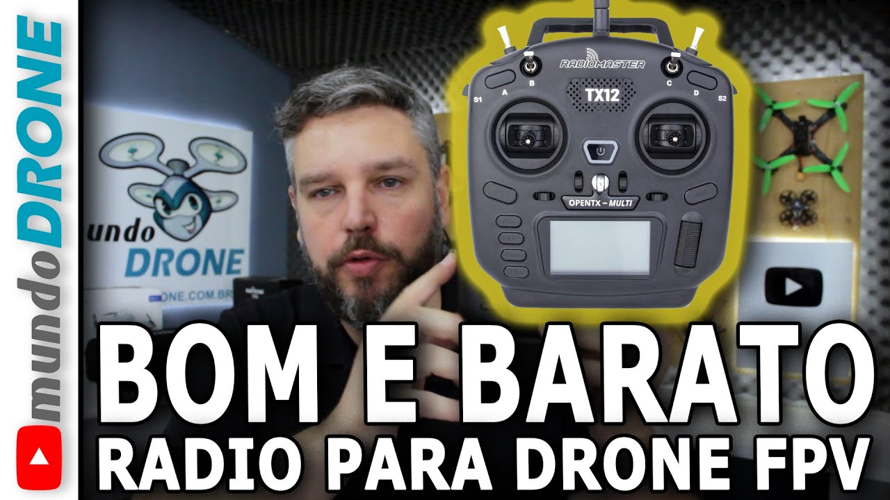 O MELHOR RÁDIO BOM E BARATO para COMEÇAR no FPV