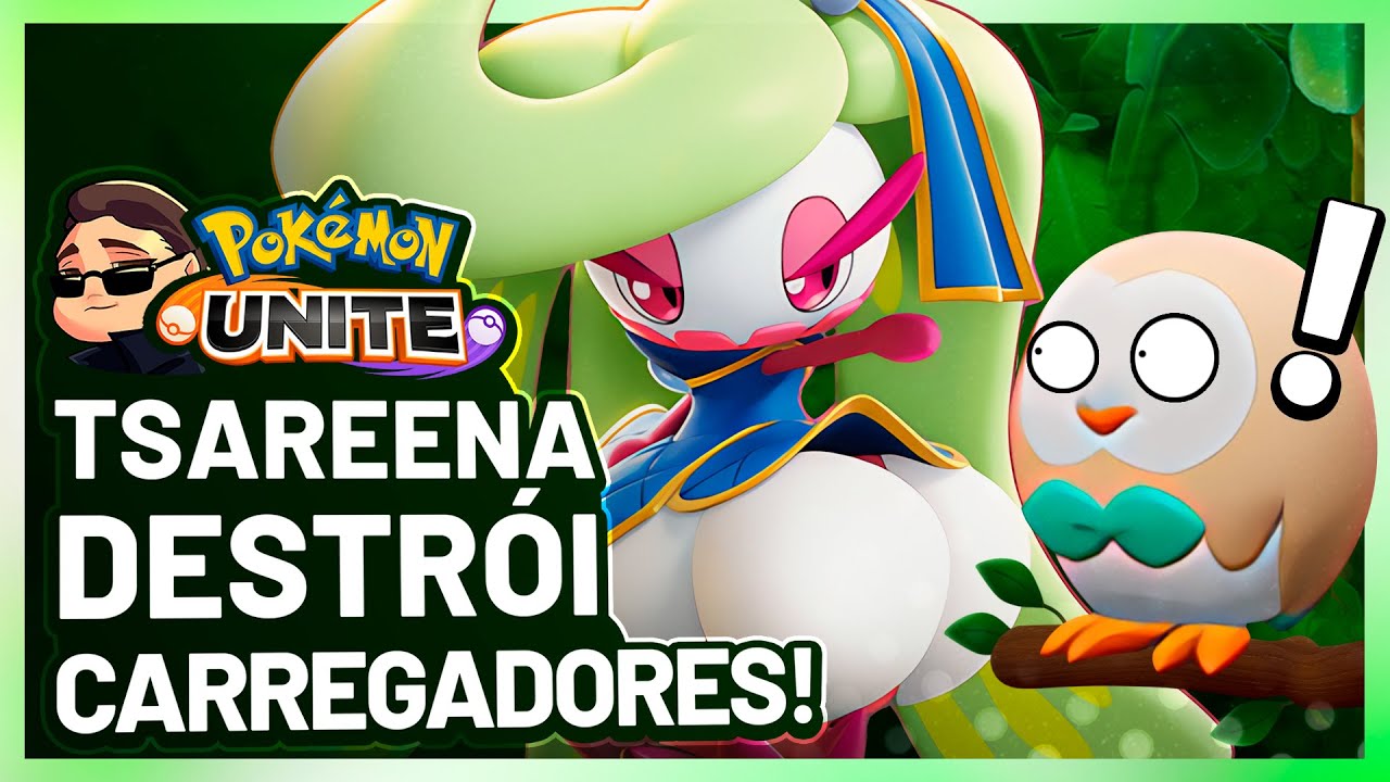 A DESTRUIDORA DE ATACANTES! Tsareena Mata Com SO 1 ULTIMATE! Pokemon Unite Tsareena Gameplay