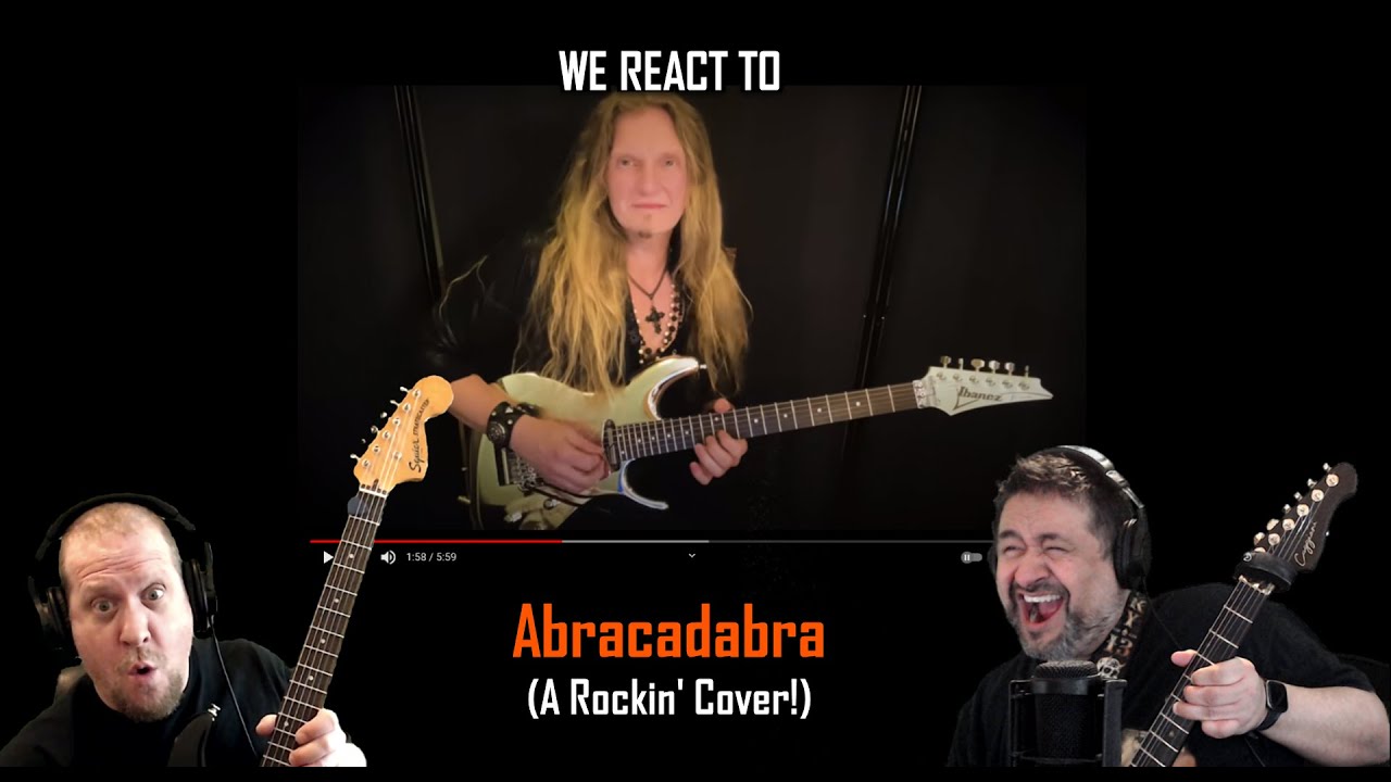 Abracadabra Cover by Pineda/Hoekstra/Sheehan/Romaine/Marland/Castro: Two Unhinged Musicians React