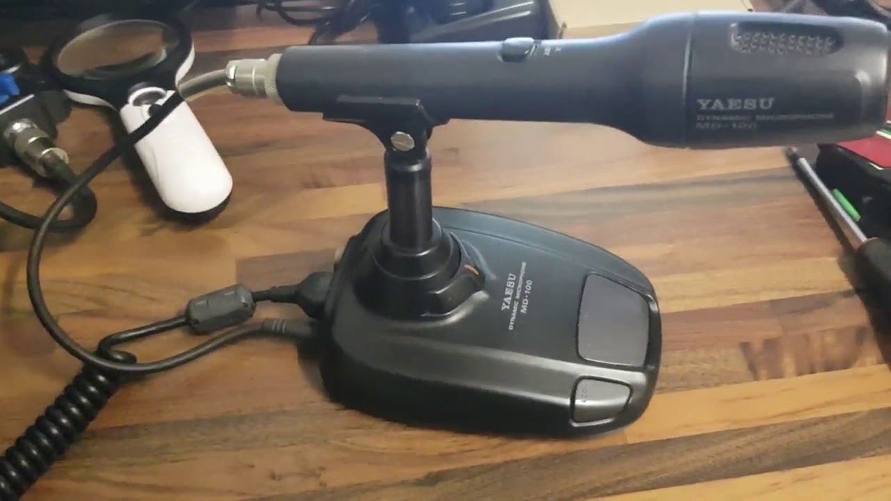 yaesu md 100 A8X audio gain modification