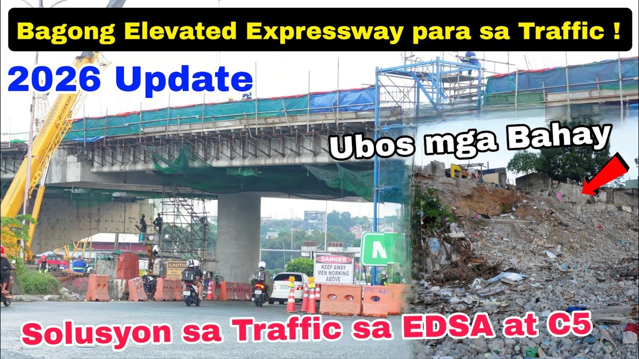 Traffic sa EDSA tataposin ! Elevated Expressway Nlex C5 North Link Mindanao toll to Quirino  2026