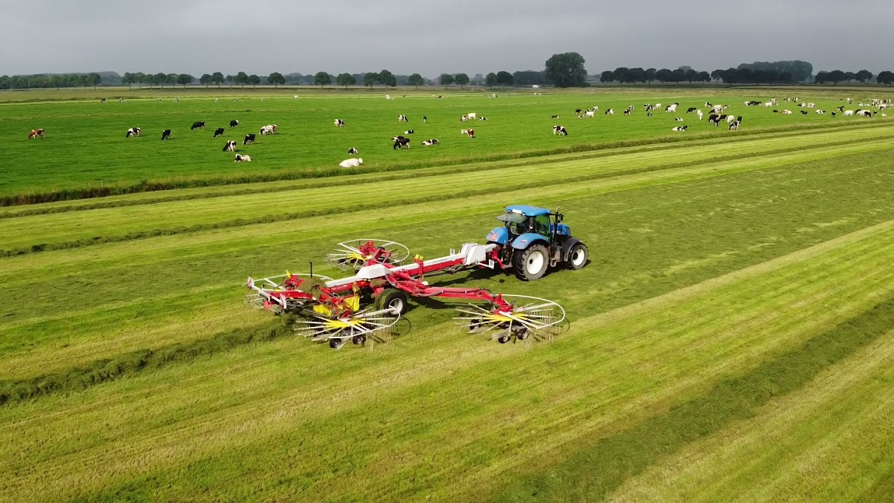 Pottinger 4 rotorige cirkelhark voor Herwijnen