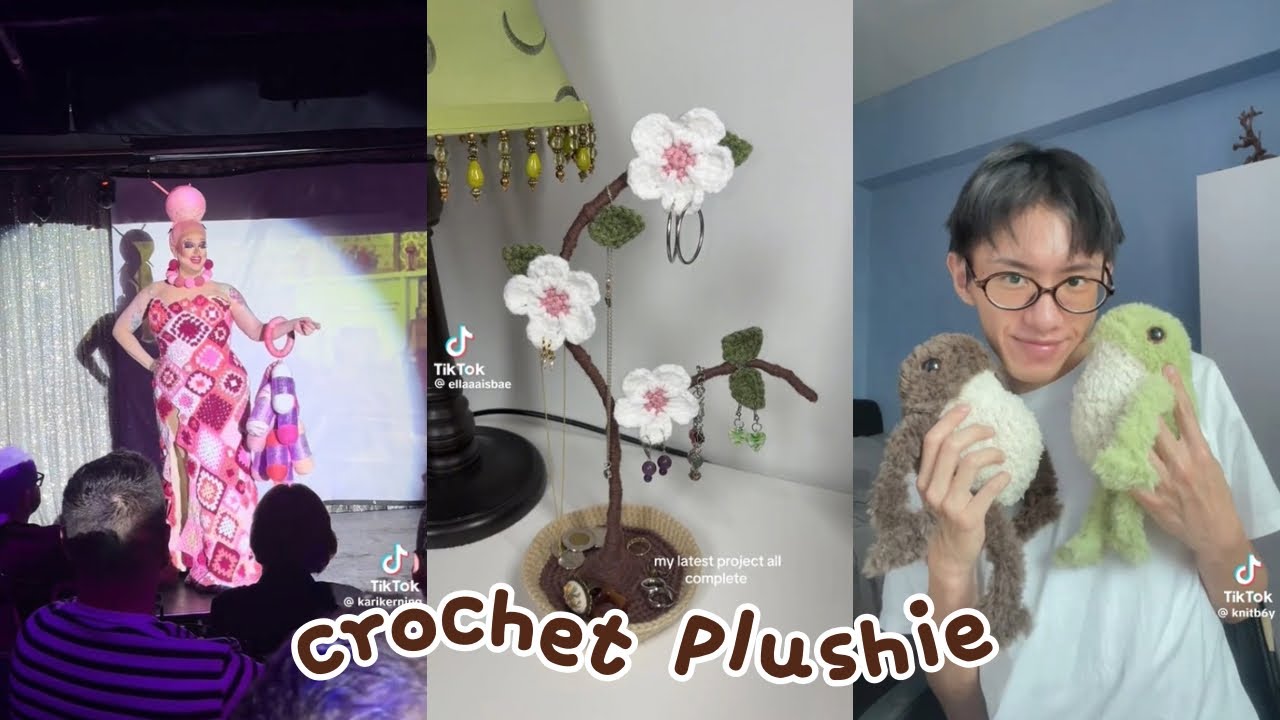 Crochet tiktok compilation 🧶💕 l crochet ideas/ tips/ pinterest inspired #13