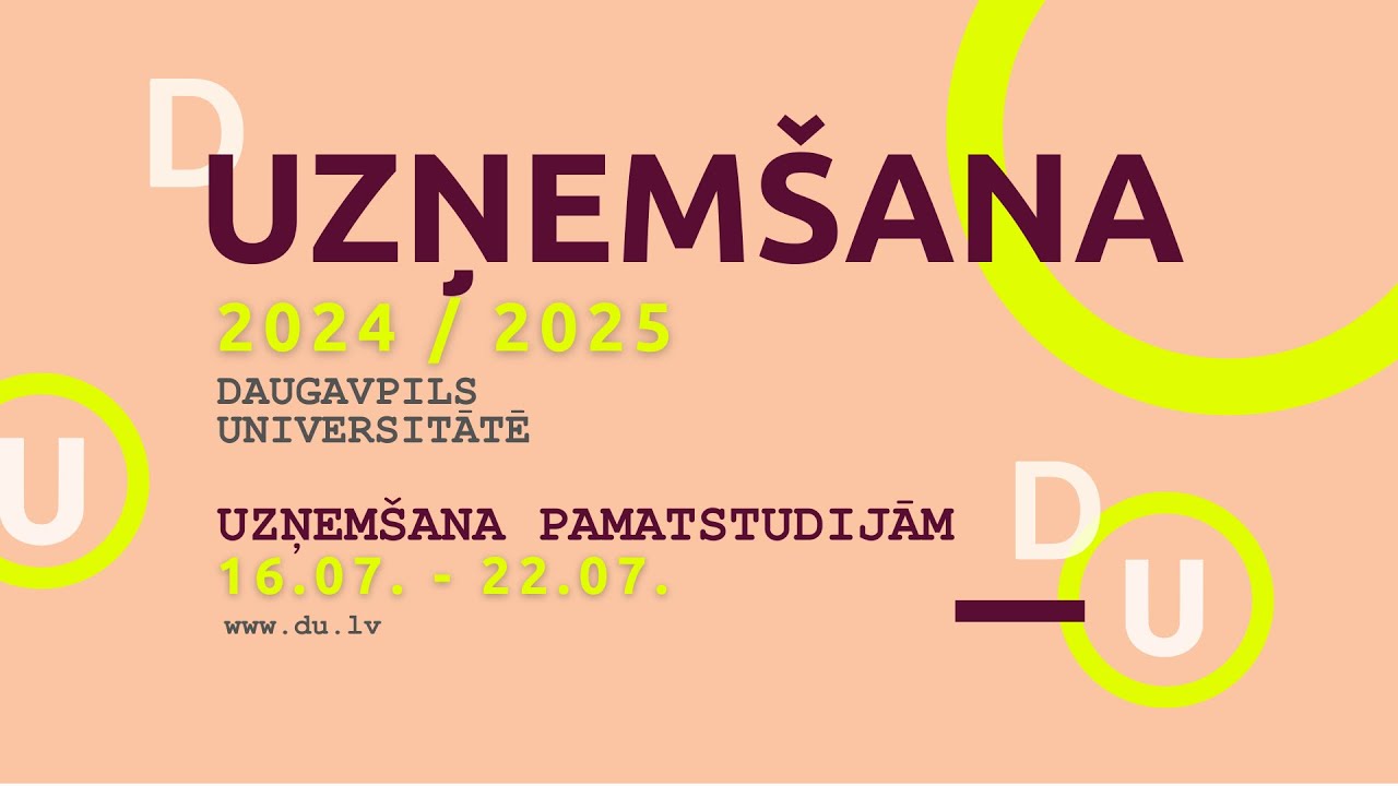 Daugavpils Universitāte -Just DU it!