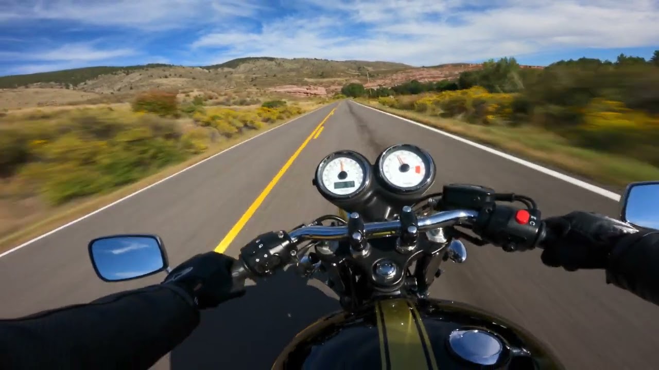 Canyon Road Run | Triumph Thruxton | Custom Exhaust | 4K | Raw Audio