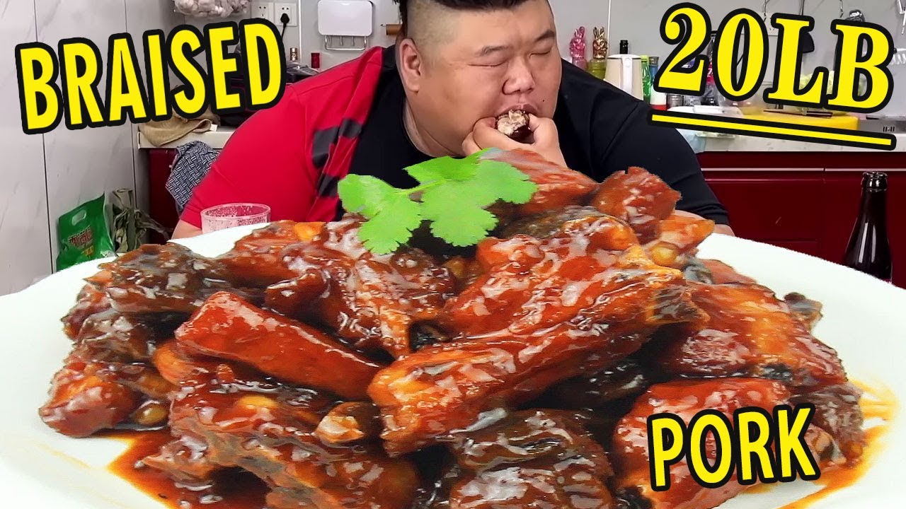 Monkey Brother uses half a pork chop to make 