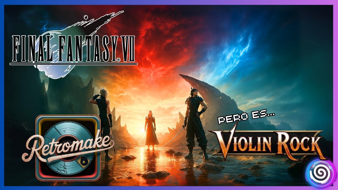 🌀 Final Fantasy VII OST | One-Winged Angel | Cover Violin Electric | 📻 Música Retro | NOSTALGIA