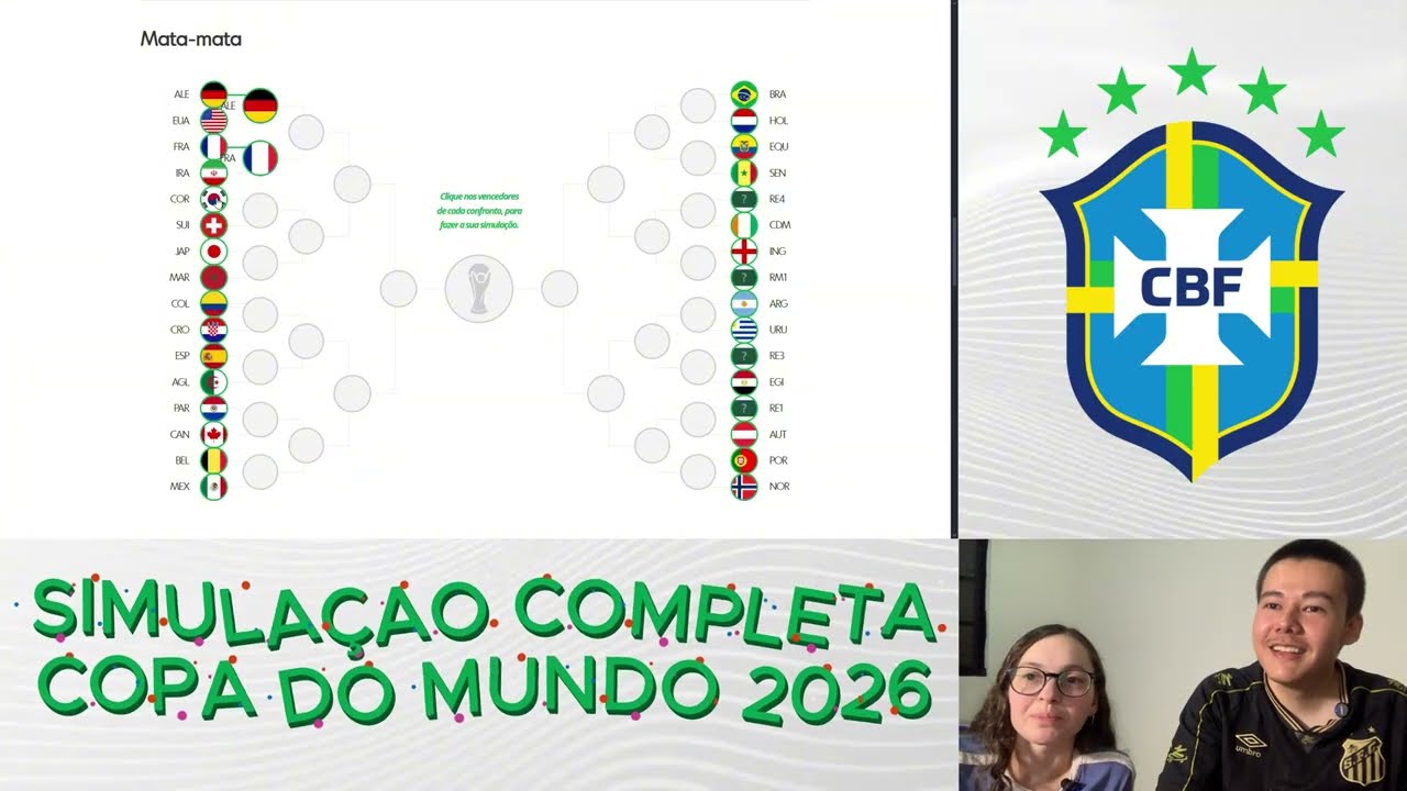 SIMULAMOS TODA A COPA DE 2026