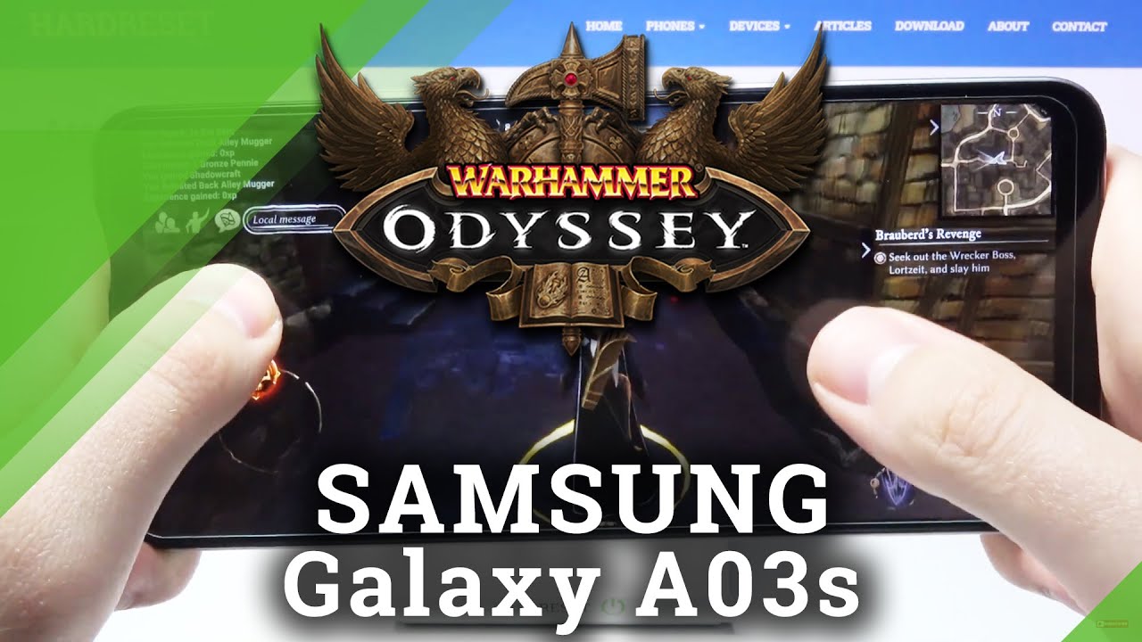 Warhammer Oddysey Gameplay on SAMSUNG Galaxy A03s &ndash; Gaming Quality Checkup