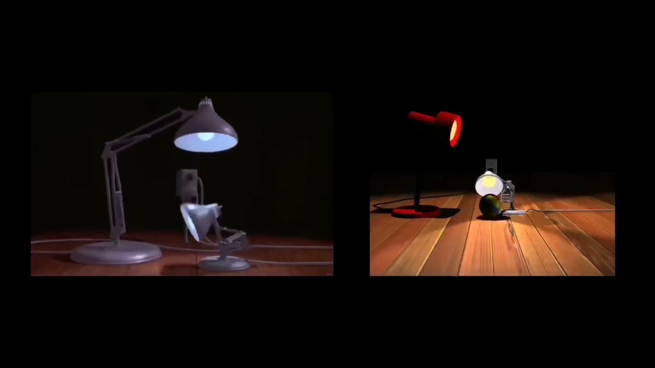 Luxo Jr. Short Film Comparison 1986 Vs 1990
