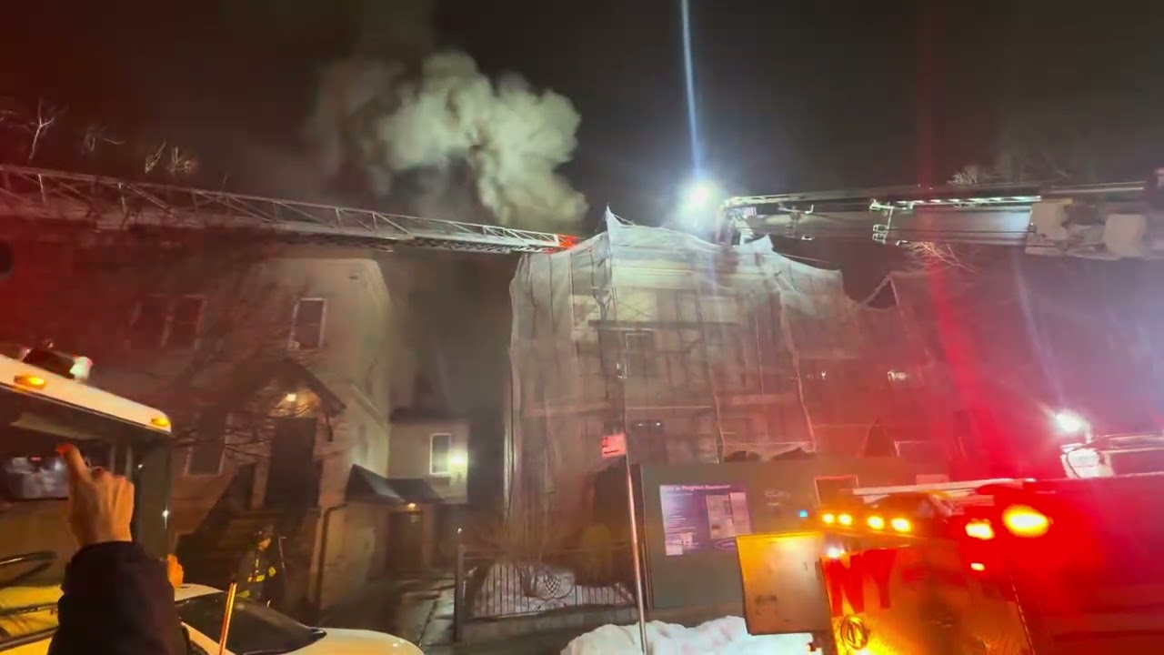 FDNY Queens 2nd Alarm Box 5126 Fire in the Cockloft Of a 2 Story Vacant Building under Construction 