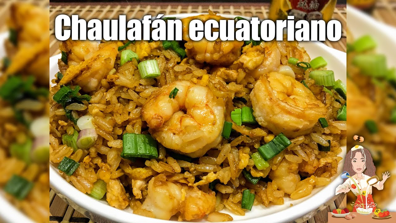 🔴RECETA DE 10 MINUTOS‼️ CHAULAF&Aacute;N ECUATORIANO 🇪🇨DE CAMAR&Oacute;N🦐🍙