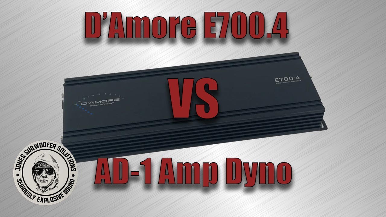 AD-1 Amp Dyno D'Amore Engineering E700.4 by Jones Subwoofer Solutions JSS